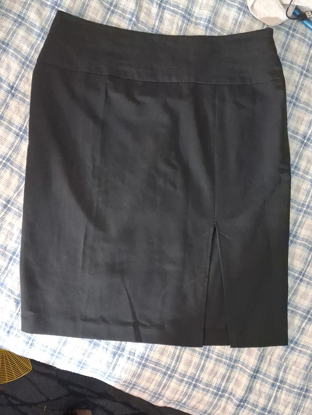 FIRST OPTION Classic Black Women's Pencil Skirt